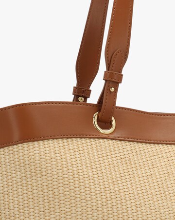 Love Moschino Straw Chic Tan Tote Bag
