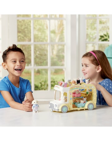 Sylvanian Families Rainbow Fun Nursery Bus