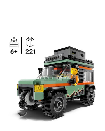 LEGO City Off-Road 4x4 Mountain Truck, Toy Vehicle Set 60447