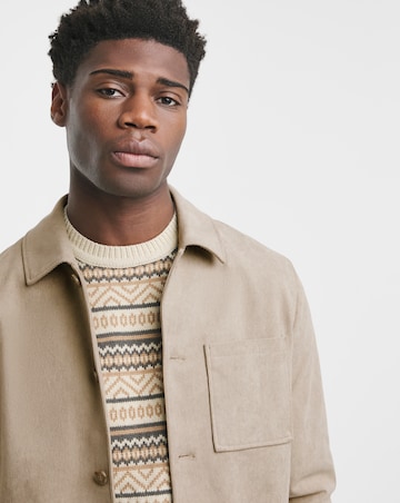 Tailored Cord Zip Harrington Jacket