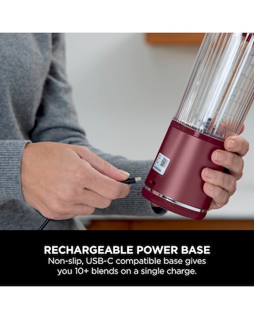 Ninja Blast Cordless Portable Blender Cranberry BC151UKCR