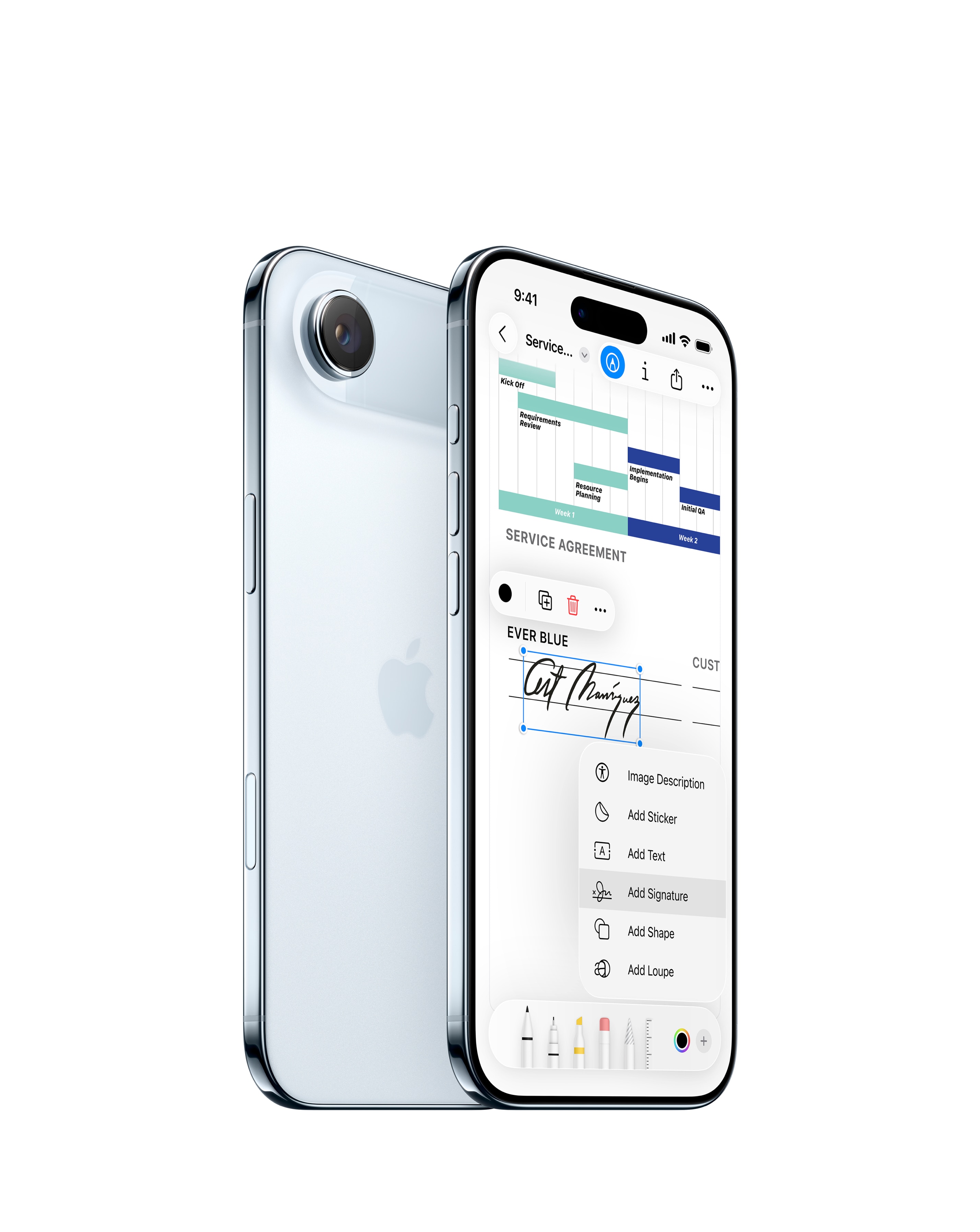 Apple iPhone Air 256GB - Sky Blue | JD Williams
