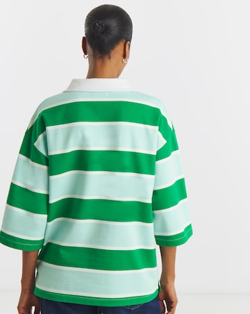 Striped Polo Top