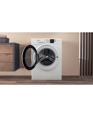 Hotpoint NSWM 864CWUKN, 8kg, 1600rpm Washing Machine - White + install
