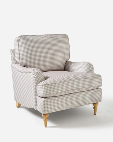 Wisteria Gingham Armchair