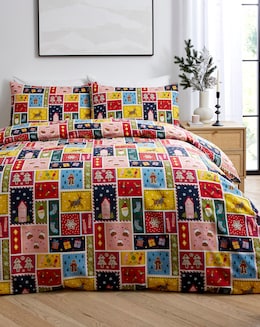 Festive Patchwork Duvet Cover Set