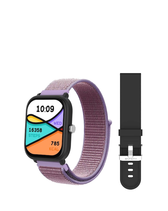 Entity Aero Smart Watch Bundle - Black/Lilac