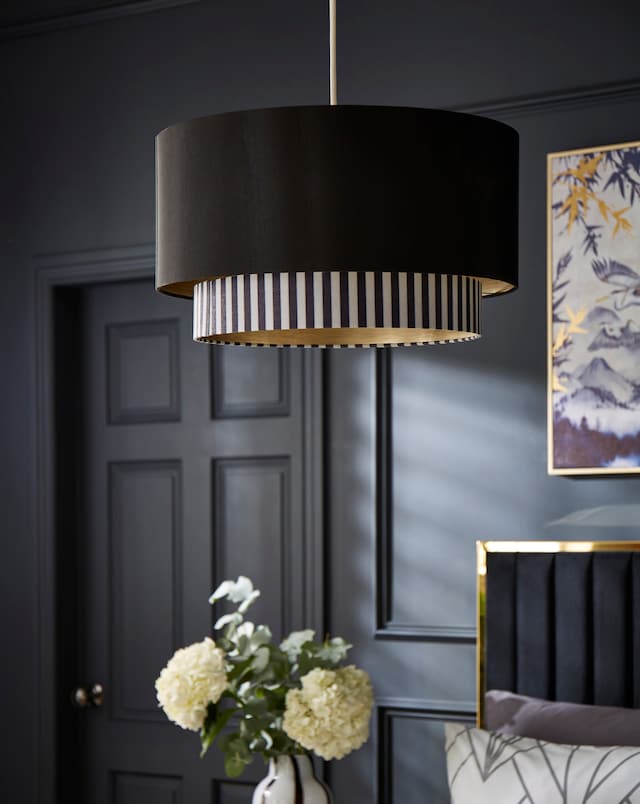 Joanna Hope Siera Striped Two Tiered Shade 50cm