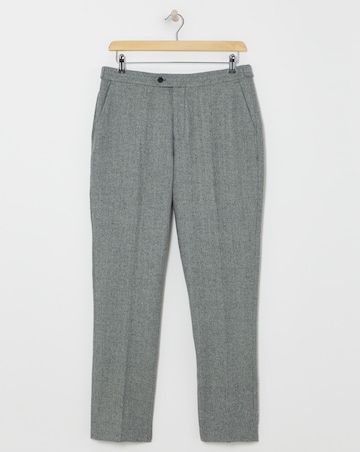 Herringbone Tweed Reg Fit Trouser