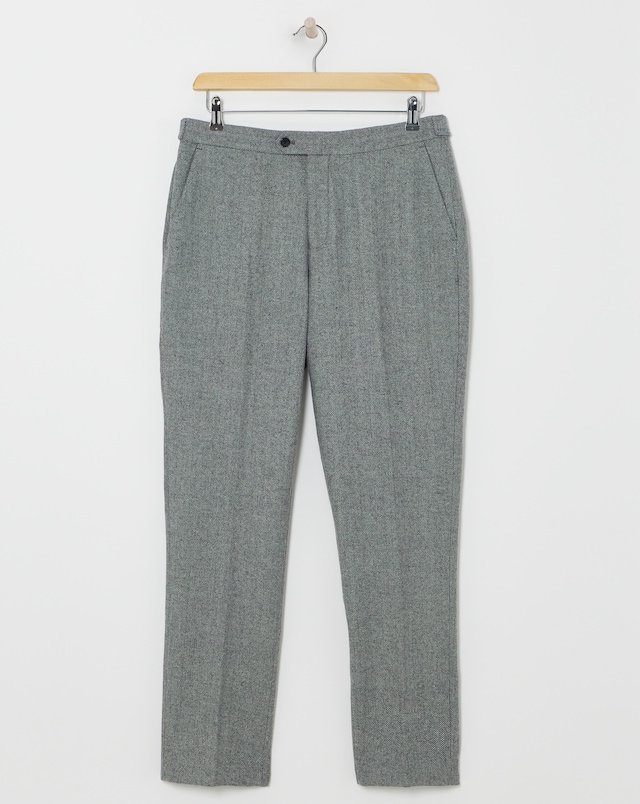 Herringbone Tweed Reg Fit Trouser