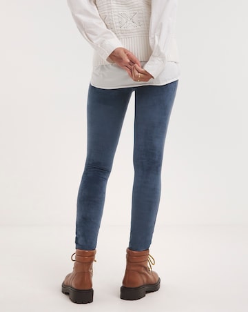 Slate Blue Cord Leggings