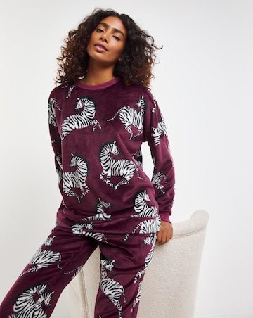 Supersoft Zebra Fleece Twosie