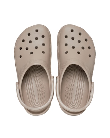 Crocs Taupe Classic Clog - Standard Fit