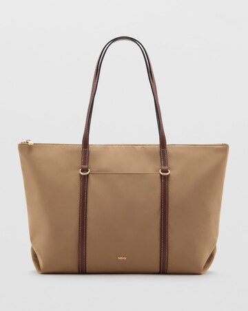 Mango Nylon Shopper Tote Bag