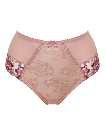 Pour Moi Sofia High Waist Deep Brief Pink/Mulberry