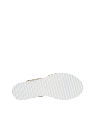 Skechers Natural Bobs Desert Kiss Mesh Strap Sandals- Wide Fit (E)