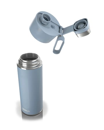 Ninja Thirsti Carbonated 20oz Bottle with Carbonation Lid in Blue