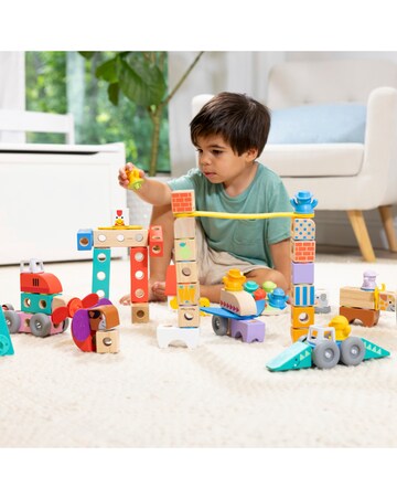 Melissa & Doug Blockables Town Play Set