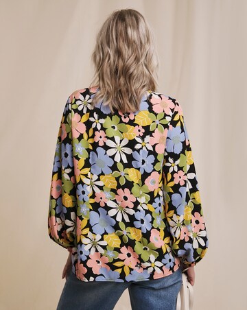 Julipa Shirred Shoulder Blouse