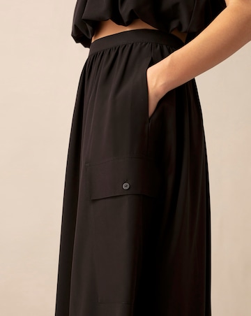 Ro&Zo Parachute Pocket Maxi Skirt