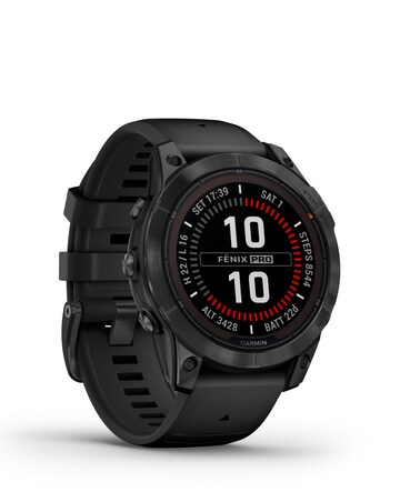 Garmin Fenix 7 Pro Solar Edition 47mm Smart Watch - Slate Grey with Black Band