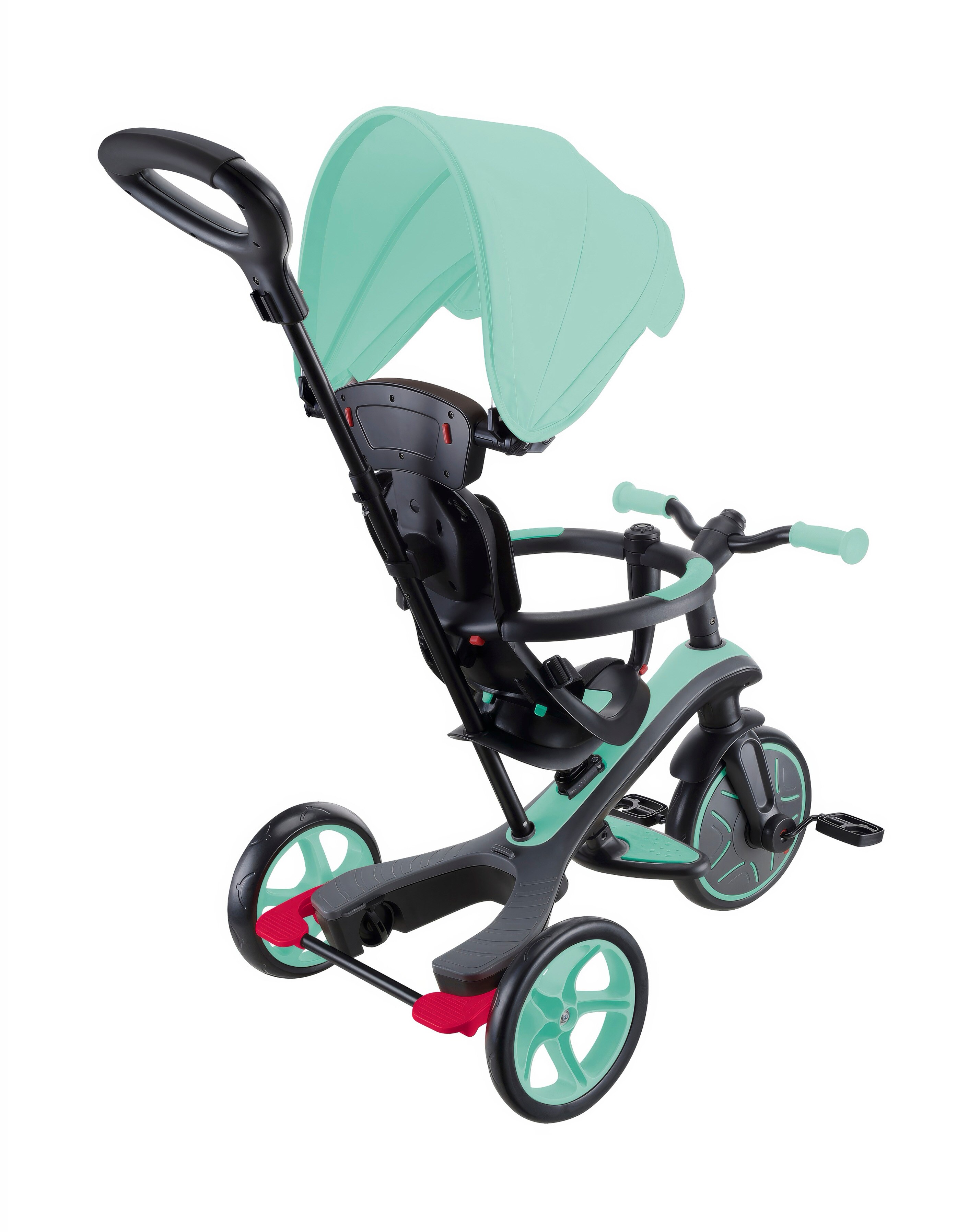Globber Explorer Trike 4 in 1 - Mint | JD Williams