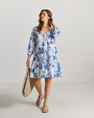 Figleaves Lisbon Tiered Mini Beach Dress