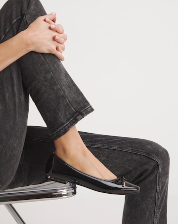 Eva Square Toe Ballerina Shoes Extra Wide EEE Fit Simply Comfort