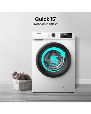 Hisense WF1Q8041BW 1 Series 8kg 1400 Spin Washing Machine - White