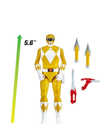 Mighty Morphin Power Rangers Auto Morphin Yellow Ranger Figure