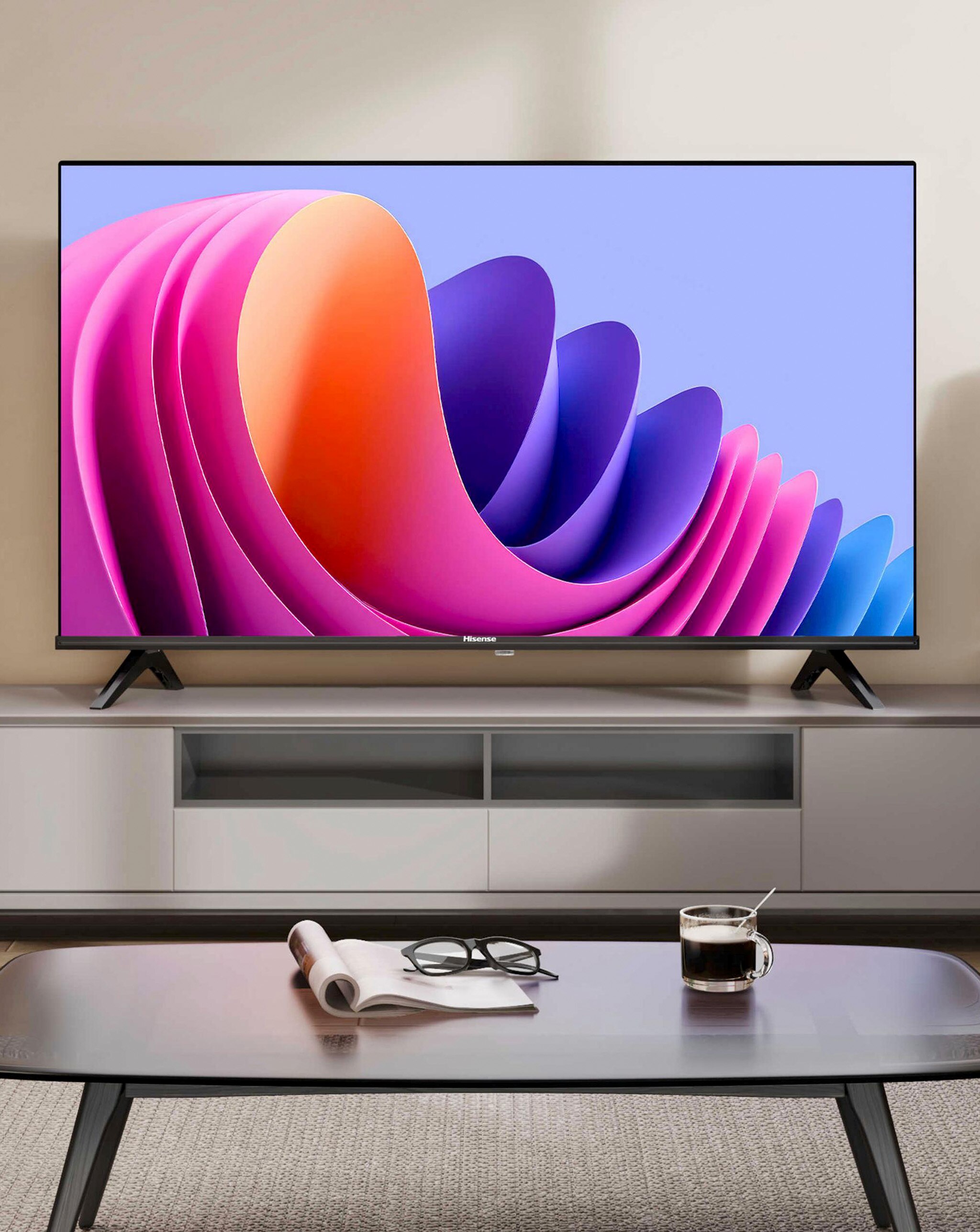 Hisense TV in a living room