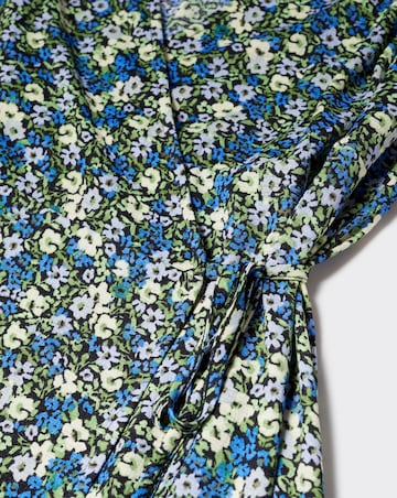 Mango Martis Printed Cut-Out Detail Dress