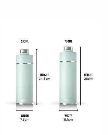 Ninja Thirsti Carbonated 700ml 24oz Bottle with Carbonation Lid in Mint