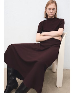 Mango Wool-Blend Skirt