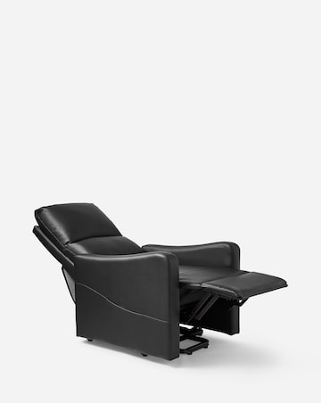 Lincoln Faux Leather Electric Recliner Armchair