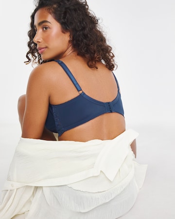 Pretty Secrets (2 Pack) Ella Lace Non Wired Full Cup Bras (B-H) Navy/White