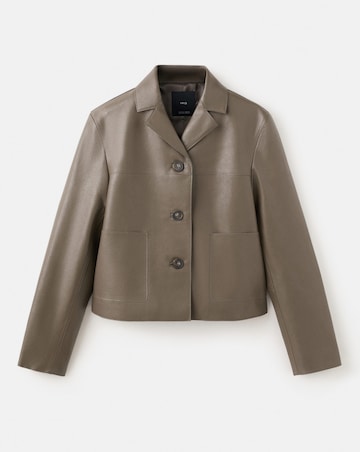 Mango Faux Leather Jacket