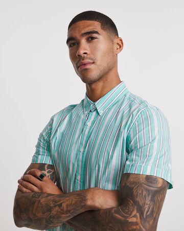 Short Sleeve Stripe Shirt