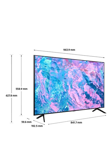 Samsung UE43CU7100KXXU 43in UHD 4K HDR Smart TV