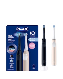 Oral-B iO2 Series Night Black / Calm Pink + Extra Handle