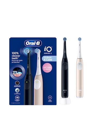 Oral-B iO2 Series Night Black / Calm Pink + Extra Handle