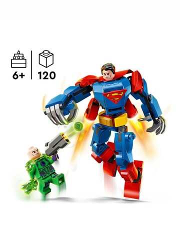 LEGO DC Superman Mech vs. Lex Luthor Super Hero Figure 76302