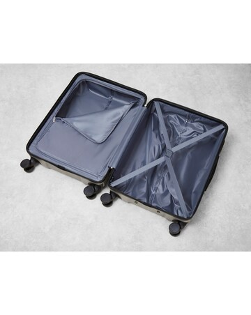 Rock Lisbon Cabin Suitcase - Light Grey
