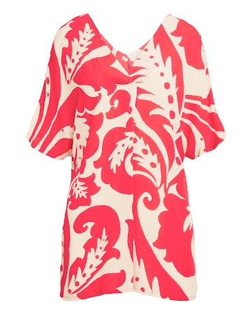 Textured Crinkle Tunic Top