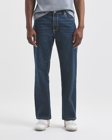 Loose Fit Stretch Jeans Darkwash