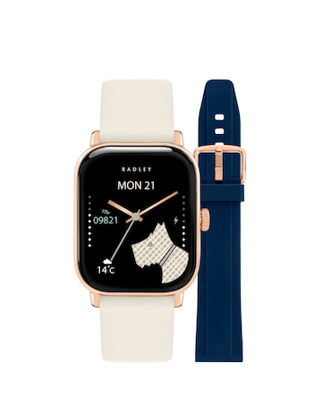 Radley Series 56 Dual Strap Smart Watch - Salt Leather/Ink Silicone