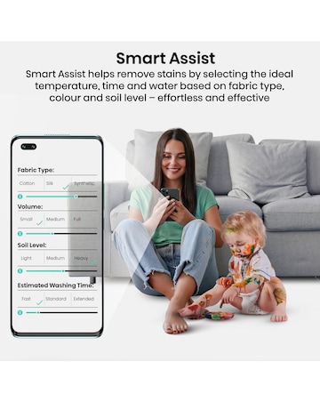 Hisense Power Steam 5i Series DH5I104BWAB WiFi-enabled 10kg Tumble Dryer - White