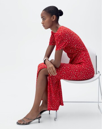 Mango Printed Midi Dress