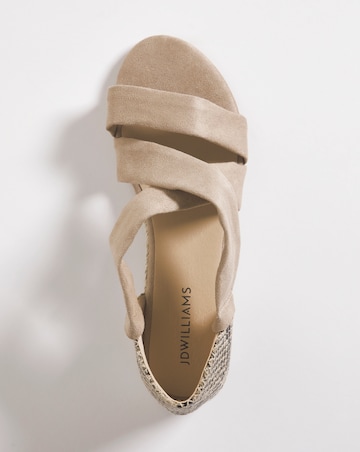 Sonya Multi Strap Espadrille - Extra Wide Fit (EEE)