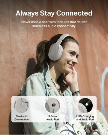 Belkin SoundForm Surround Wireless Over-Ear Headphones - Sand